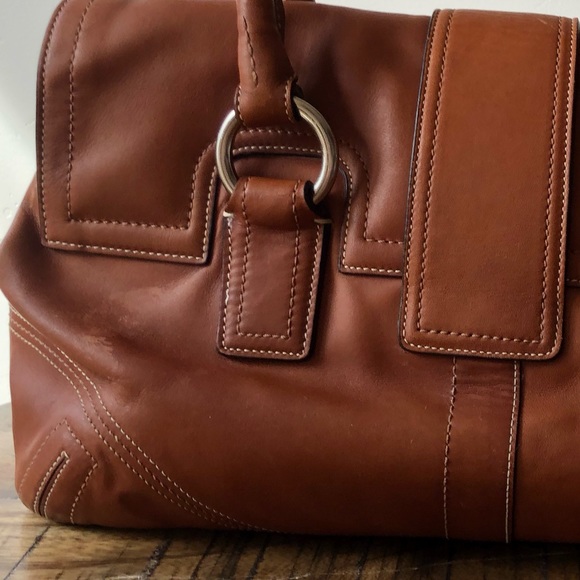 Leather Coach Handbag 💯 Authentic - Picture 13 of 13